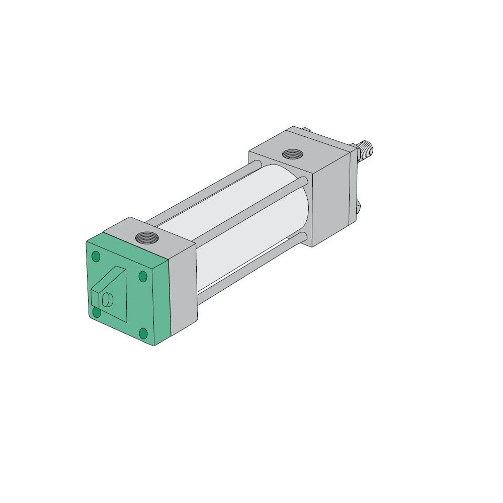 P4AL-09A2C-BAA2 NUMATICS/AVENTICS NFPA CYLINDER<BR>A SERIES 2" BORE 9" STROKE, DETACHABLE EYE, H/C CUSH, MAGNET